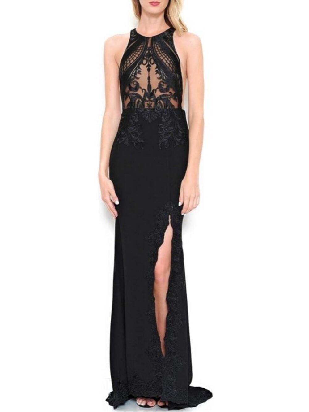 L'atiste Black Maxi dress